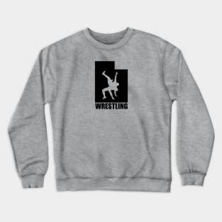 Utah Wrestling (w/ Text) Crewneck Sweatshirt